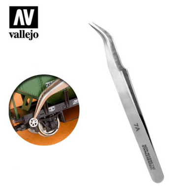 Extra Fine Curved Tweezers Vallejo Hobby Tools