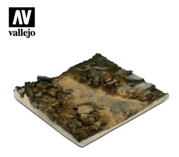 Rubble street section Vallejo Scenics