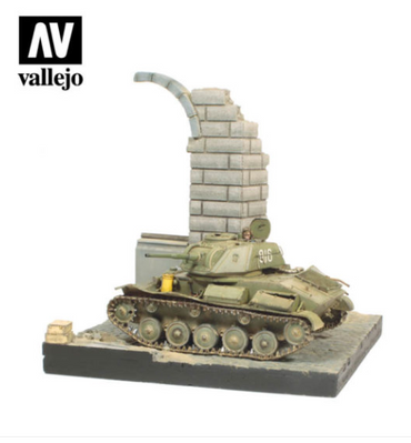 German Ruined Building Vallejo Scenics