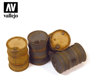 German Fuel Drums (#2) Vallejo Scenics