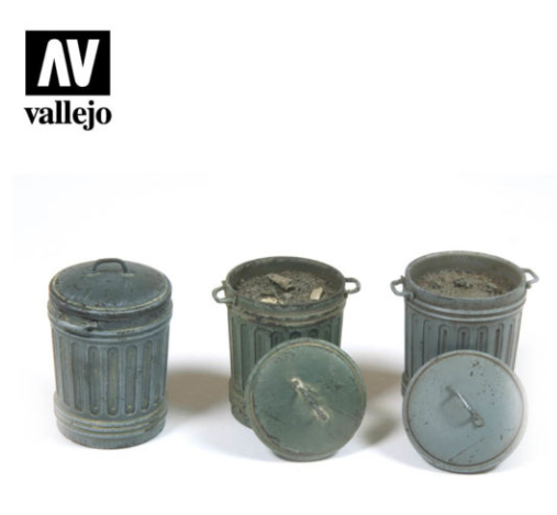 Garbage Bins (#1) Vallejo Scenics