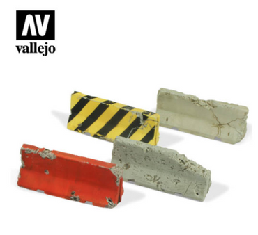 Damaged Concrete Barriers Vallejo Scenics