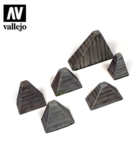 Höckerhindernis (Anti-Tank Barriers) Vallejo Scenics