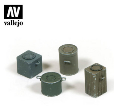 WWII German Food Containers Vallejo Scenics