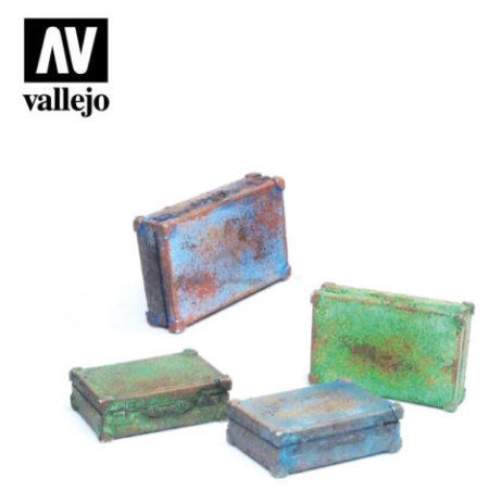 Metal Suitcases Vallejo Scenics
