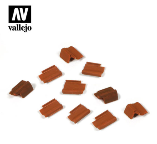 Roof Tiles set Vallejo Scenics