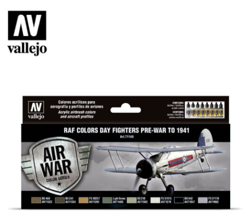 RAF Day Fighters pre-war to 1941 Vallejo Air War Set