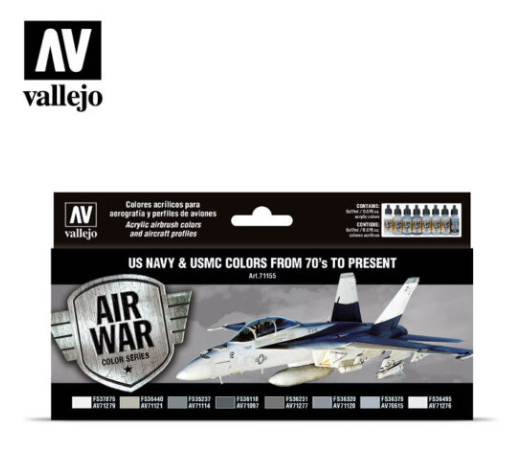 US Navy & USMC colors from 70’s to present Vallejo Air War Set