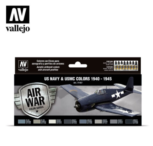 US Navy & USMC colors 1940-1945 Vallejo Air War Set