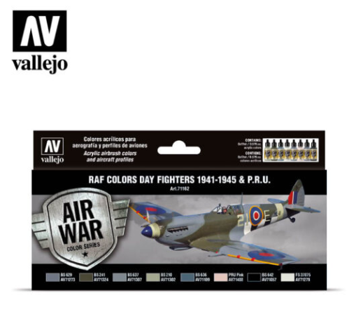 RAF colors Day Fighters 1941-1945 & P.R.U. Vallejo Air War Set