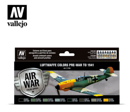 Luftwaffe colors pre-war to 1941 Vallejo Air War Set