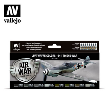 Luftwaffe colors 1941 to end-war Vallejo Air War Set