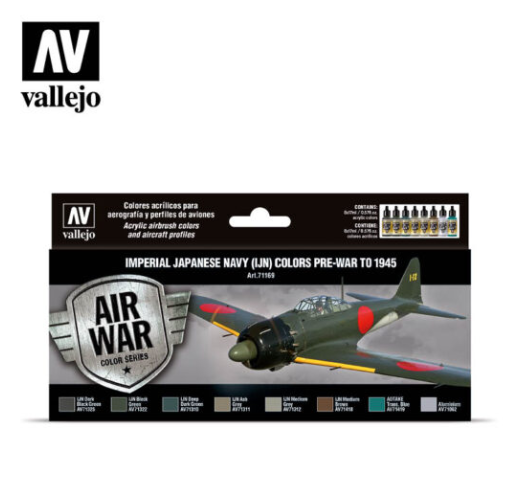 Imperial Japanese Navy (IJN) colors pre-war to 1945 Vallejo Air War Set