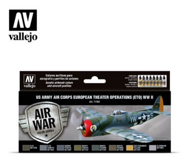 US Army Air Corps European Theater Operations (E.T.O.) WWII Vallejo Air War Set