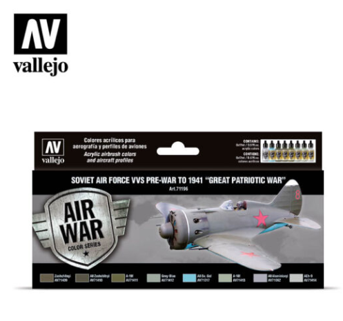 Soviet Air Force VVS pre-war to 1941 “Great Patriotic War” Vallejo Air War Set