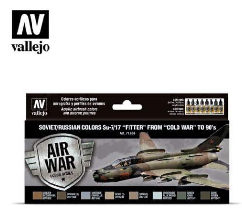 Soviet/Russian colors Su-7/17 “Fitter” from “Cold War” to 90’s Vallejo Air War Set