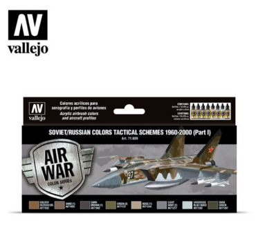 Soviet/Russian colors Tactical Schemes 1960-2000 (Part I) Vallejo Air War Set