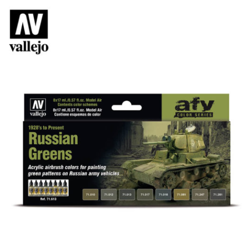 Russian Greens (1928’s to Present) Vallejo AFV Set
