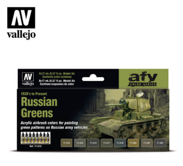 Russian Greens (1928’s to Present) Vallejo AFV Set
