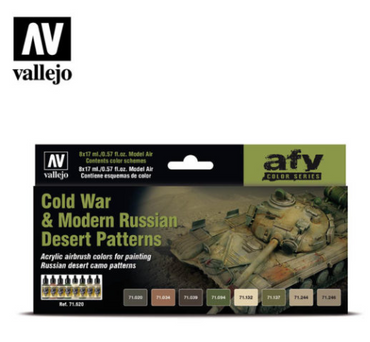 Cold War & Modern Russian Desert Patterns Vallejo AFV Set