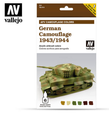 German Camouflage 1943/1944 Vallejo AFV Set