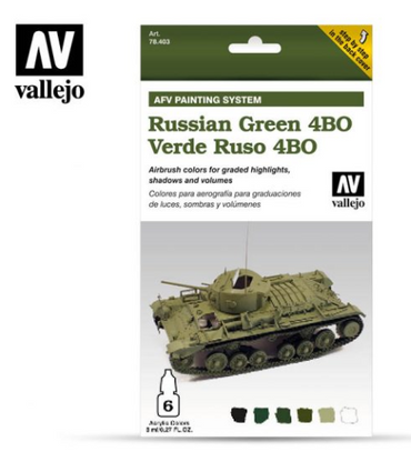 Russian Green 4BO Vallejo AFV Set