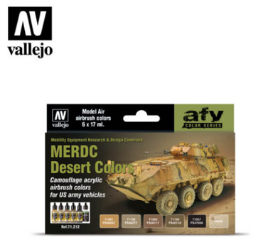 MERDC Desert Colors Vallejo AFV Set