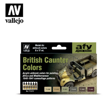 British Caunter Colors Vallejo AFV Set