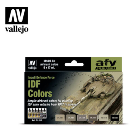 IDF Colors Vallejo AFV Set