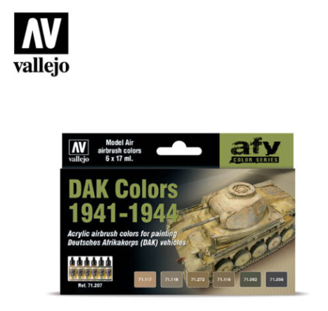 DAK Colors 1941-1944 Vallejo AFV Set
