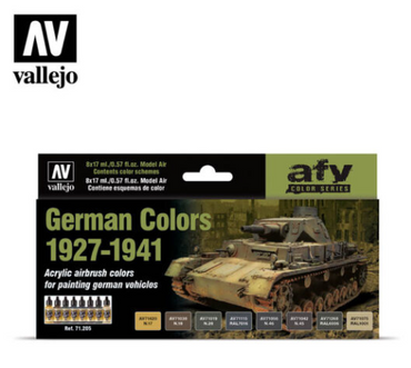 German Colors 1927-1941 Vallejo AFV Set