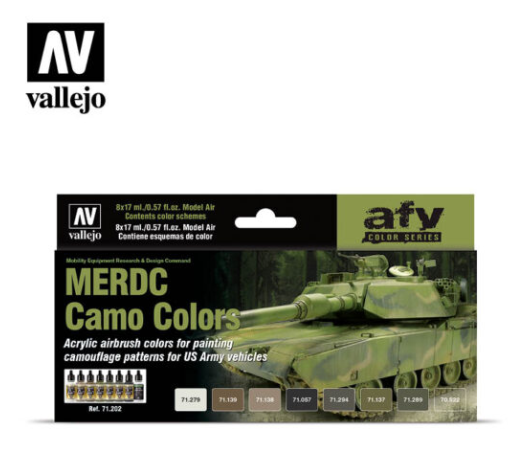 MERDC Camo Colors Vallejo AFV Set