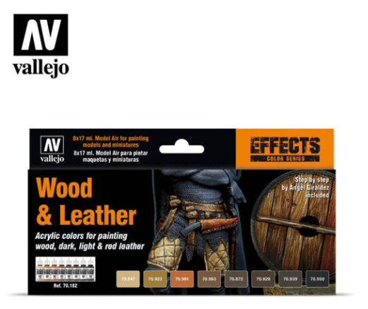 Wood & Leather Vallejo Effects Set