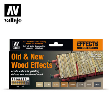 Old & New Wood Vallejo Effects Set