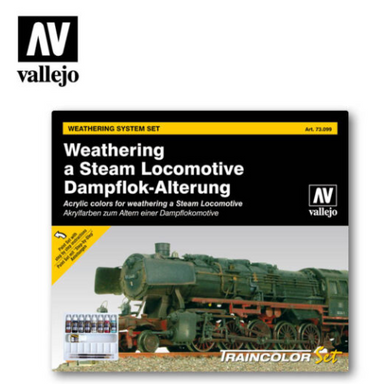 Weathering a Steam Locomotive Vallejo Effects Set