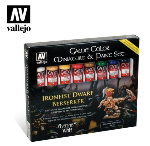 Ironfist Dwarf Berserker Vallejo Fantasy Set