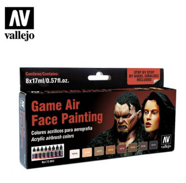 Game Air Face Painting Vallejo Fantasy Set