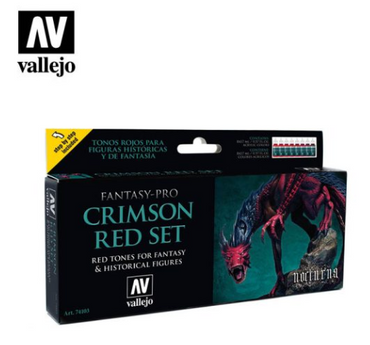 Crimson Red Vallejo Fantasy Set