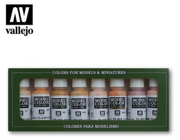 Face & Skin Tones Vallejo Figure Set