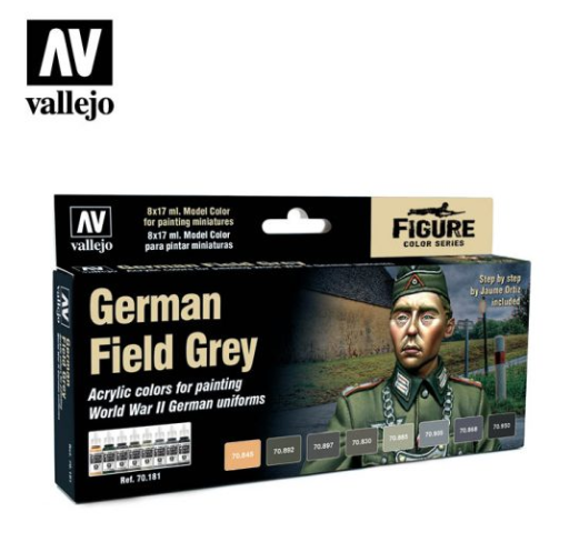 German Field Grey Vallejo Figure Set