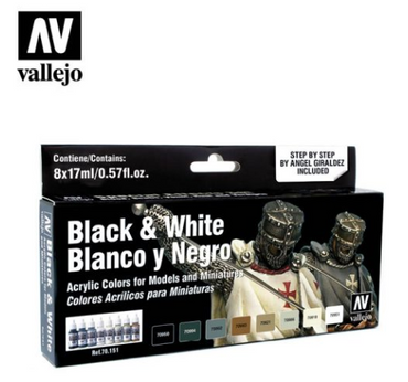 Black & White Vallejo Figure Set