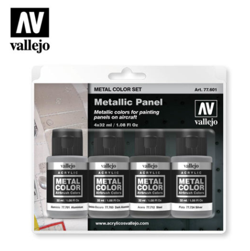 Metallic Panel Vallejo Metal Color Set