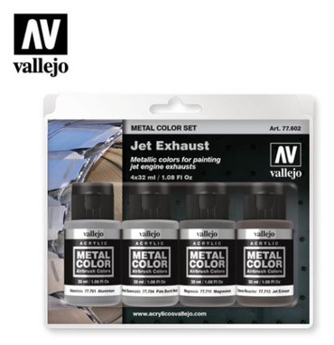 Jet Exhaust Vallejo Metal Color Set