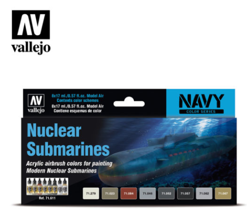 Nuclear Submarines Vallejo Navy Set