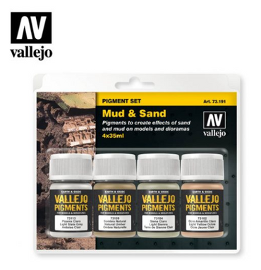 Mud & Sand Vallejo Pigments Set