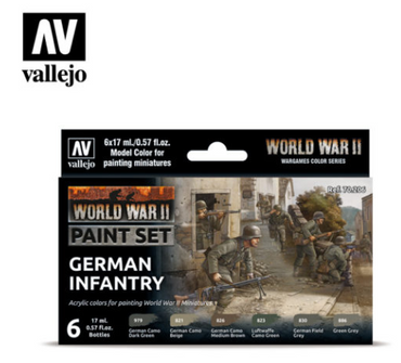 WWII German Infantry Vallejo Wargames Set