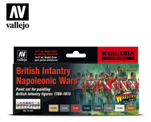British Infantry Napoleonic Wars Vallejo Wargames Set