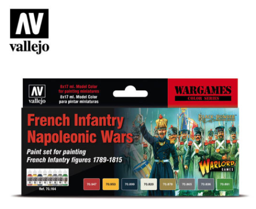 French Infantry Napoleonic Wars Vallejo Wargames Set