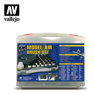 Model Air Basic Colors & Airbrush Vallejo Cases