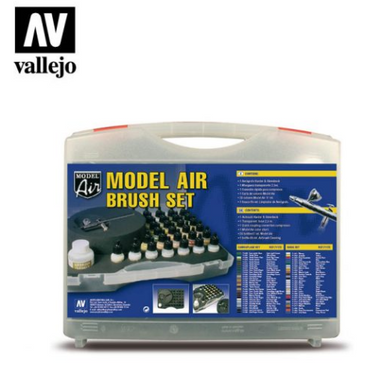 Camouflage Model Air Colors & Airbrush Vallejo Cases